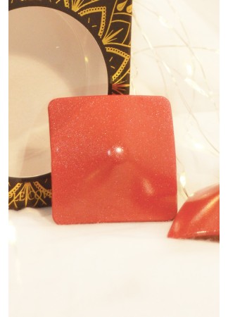 Nipple Métal rouge Cache tétons carré - 202000105