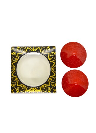 Nipple Métal rouge Cache tétons cône - 202000104