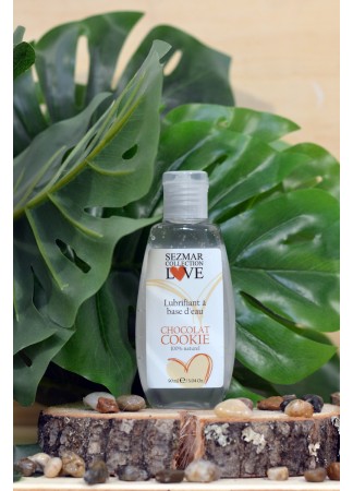Lubrifiant à base d'eau 100% naturel Chocolat Cookie 90 ml - SEZ088