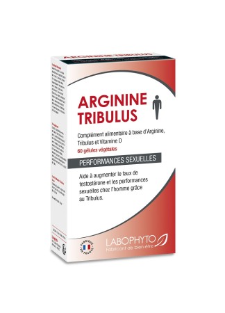 Arginine Tribulus performance sexuelle 60 gélules - LAB19