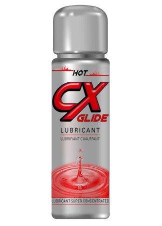 Lubrifiant chauffant à base d'eau 100 ML CX GLIDE - CC800130