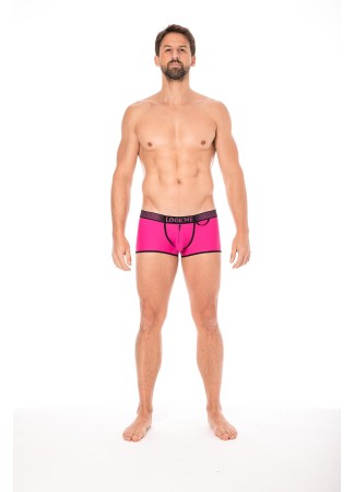 Mini-Pants Magenta échancré avec zip - LM2003-68MAG