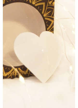 Nipple Métal blanc Cache tétons cœur - 201200106