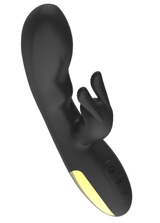 Vibromasseur rabbit noir Luxe très puissant, USB - WS-NV027
