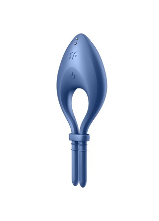Cockring vibrant connecté USB bleu Bullseye Satisfyer - CC597798