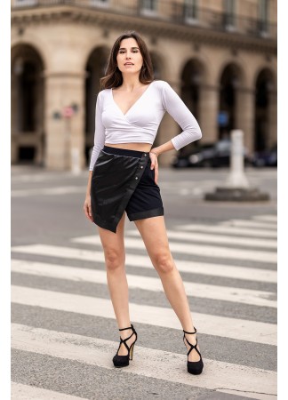 Jupe courte noire Mia - LSL2-SBLK