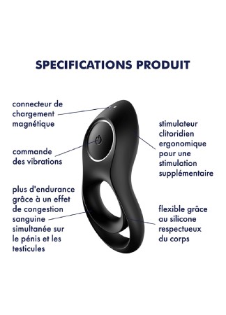 Cockring vibrant USB Legendary Duo Satisfyer - CC597749