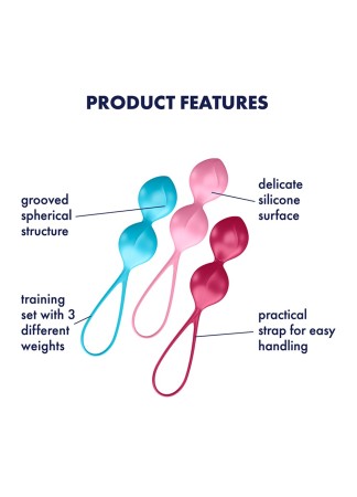 Set de 3 boules de Geisha V Balls Satisfyer - CC597151