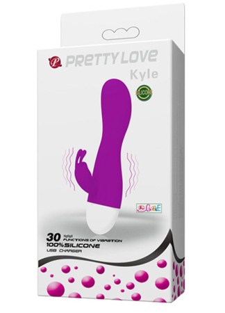 Mini vibromasseur rabbit 30 fonctions waterproof USB - CC530178