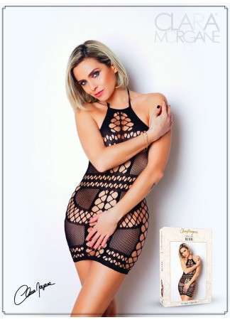 Petite robe noir en résille - Le Numéro 1 - Collection Robe - CM97001